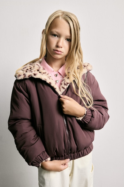 Girl Hooded Puffer Jacket