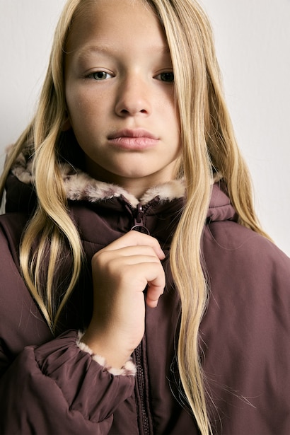 Girl Hooded Puffer Jacket