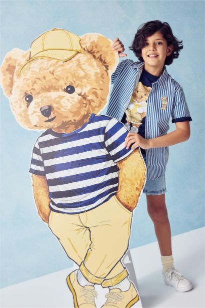 قميص بوبلين مخطط قصة عادية بياخة قميص