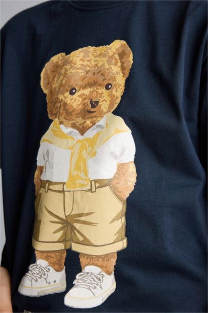 Ayıcıklı Kısa Kollu Tişört Erkek Çocuk