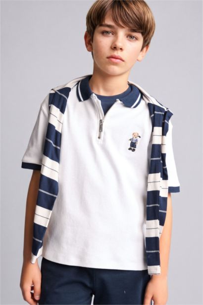 Boy Regular Fit Short Sleeve Polo T-Shirt