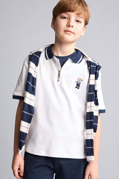 Boy Regular Fit Short Sleeve Polo T-Shirt