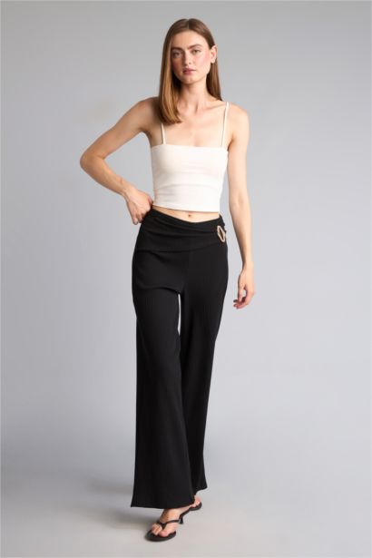 Straight Fit Camisole Trousers