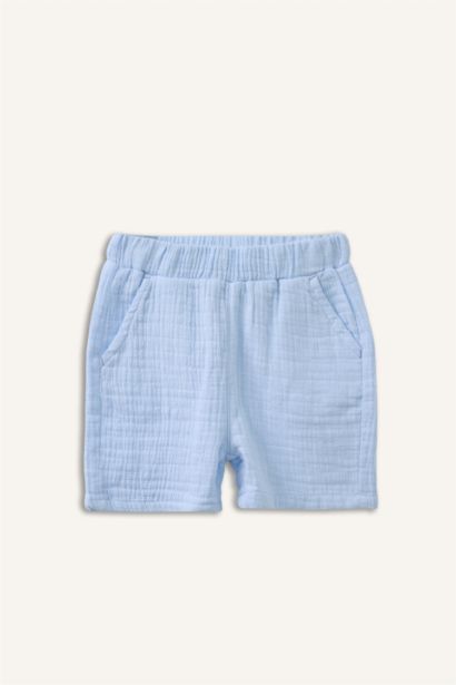 Müslin 2'li Takım Erkek Bebek