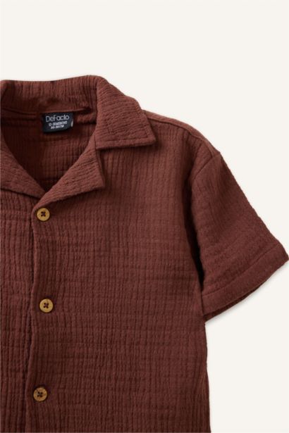 Müslin 2'li Takım Erkek Bebek