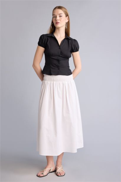 Fıtted  Kısa Kollu Gömlek