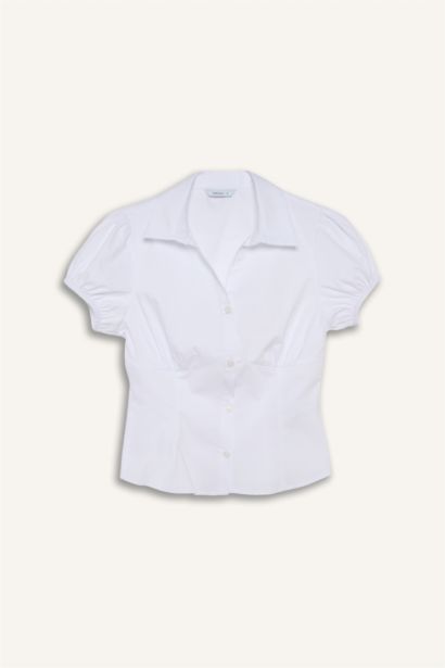 Fıtted Kısa Kollu Gömlek