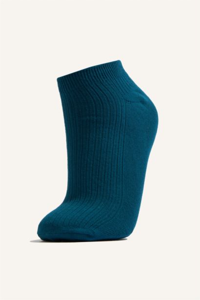 5'li Pamuklu Patik Çorap