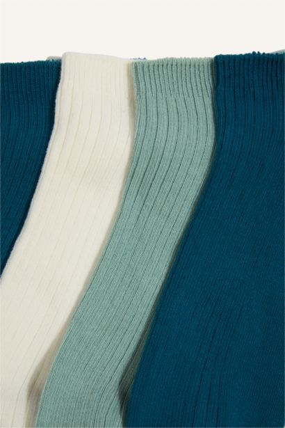 5'li Pamuklu Patik Çorap