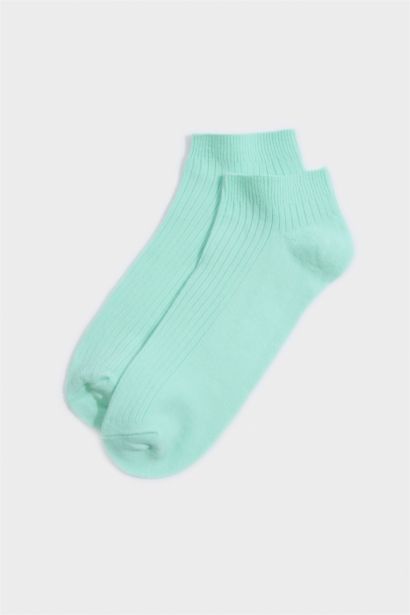 Kadın Rahat Lastikli 5'li Pamuklu Patik Çorap