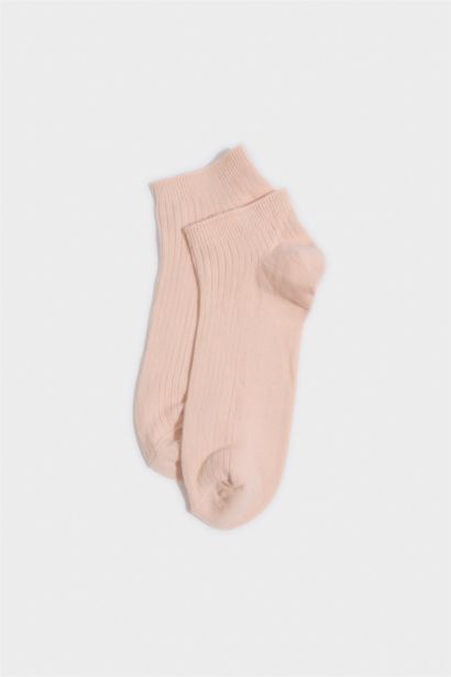 Kadın Rahat Lastikli 5'li Pamuklu Patik Çorap