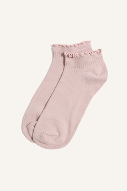 Kadın 3'lü Pamuklu Patik Çorap