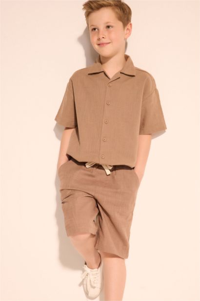 Boy Regular Fit Short Sleeve Shirt
