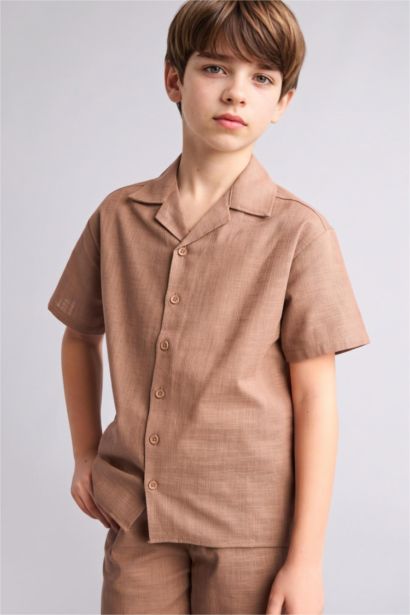 Boy Regular Fit Short Sleeve Shirt