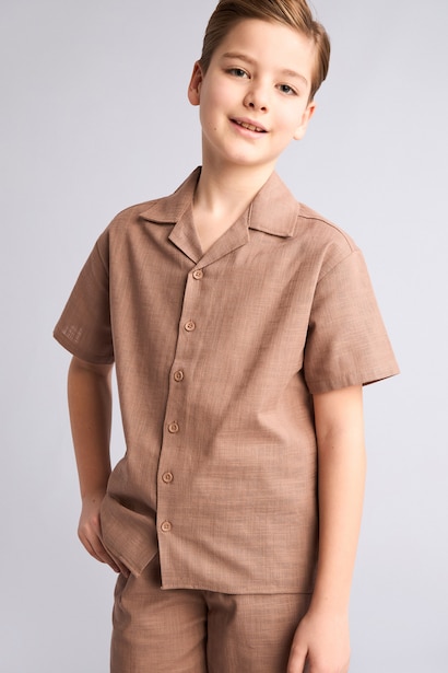 Boy Regular Fit Short Sleeve Shirt