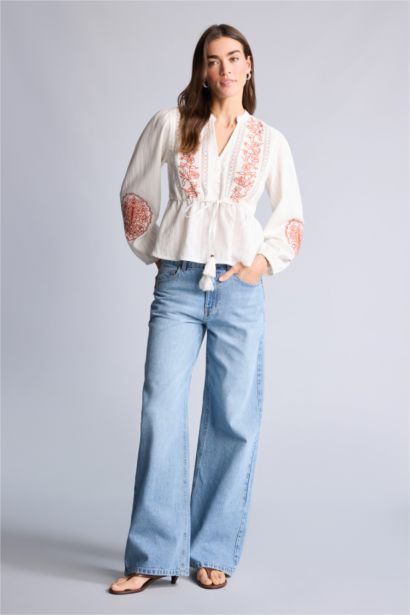 Wide Leg джинс шалбар