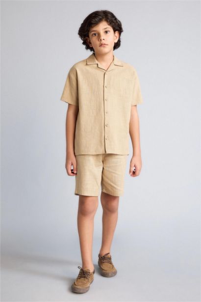 Dokulu Şort Erkek Çocuk