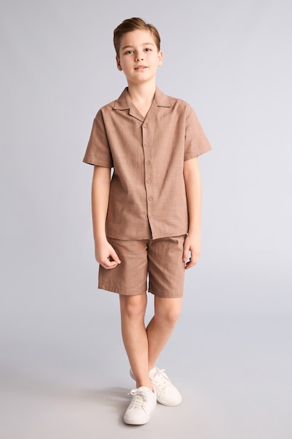 Boy 100% Cotton Regular Fit Shorts