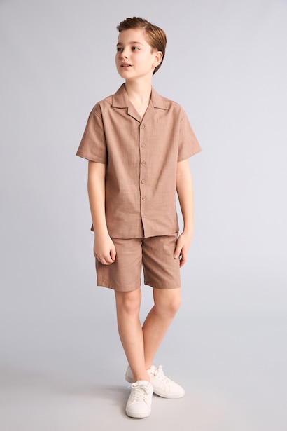 Boy 100% Cotton Regular Fit Shorts