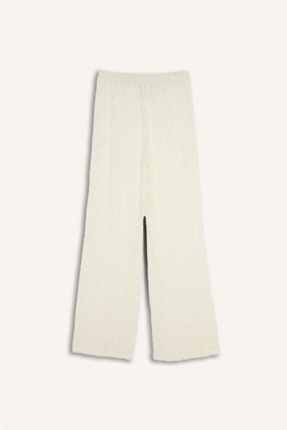 Regular Fit Tül Plaj Pantolonu