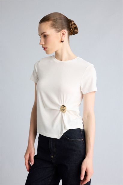 Slim Fit Ribana Short Sleeve T-Shirt
