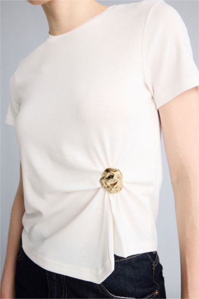 Slim Fit Ribana Short Sleeve T-Shirt
