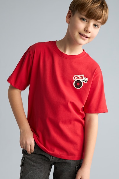Boy New Regular Fit Printed Short Sleeve T-Shirt