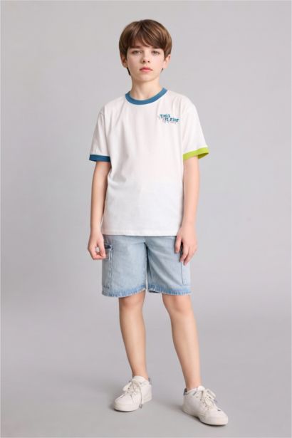 New Regular Fit Printed Short Sleeve T-Shirt