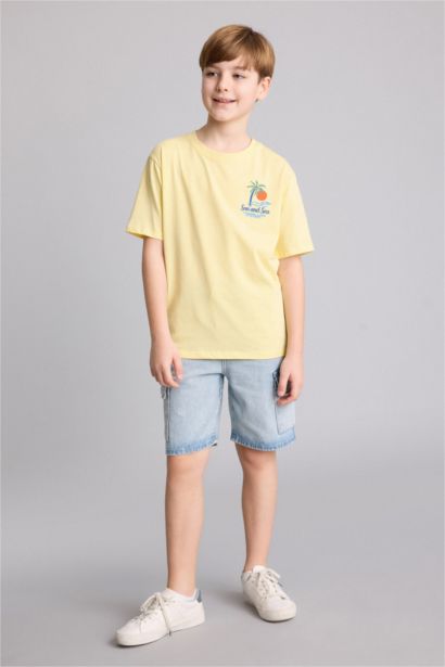 New Regular Fit Printed Short Sleeve T-Shirt
