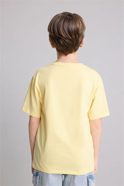 New Regular Fit Printed Short Sleeve T-Shirt