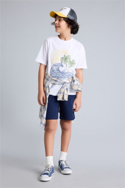 Desenli Tişört Erkek Çocuk