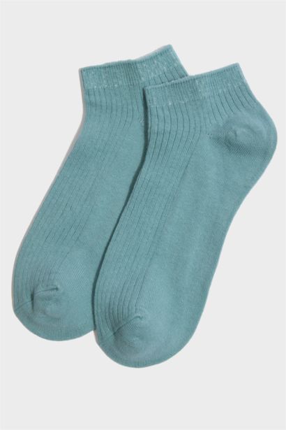 Rahat Lastikli 5'li Pamuklu Patik Çorap Kız Çocuk