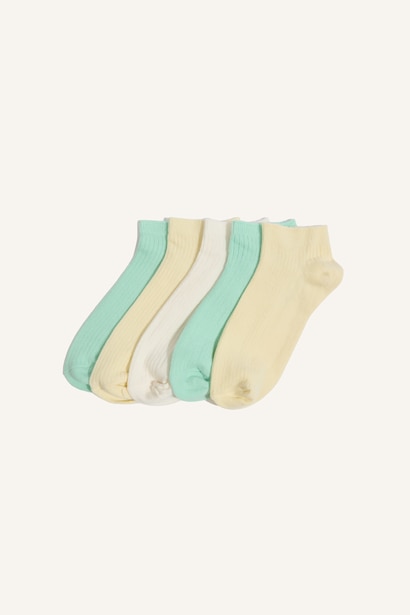 Girl 5 Piece Short Socks