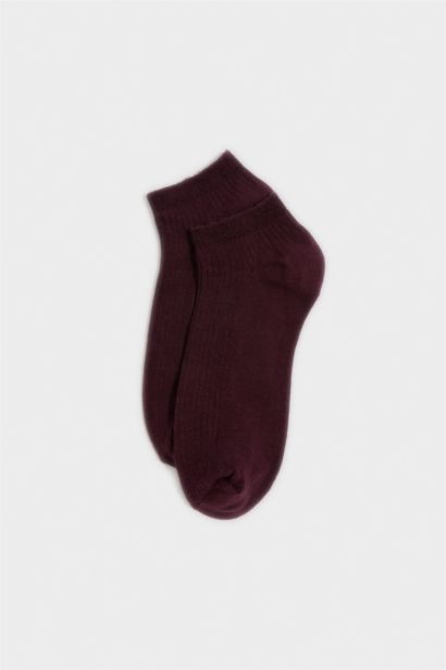 Rahat Lastikli 5'li Pamuklu Patik Çorap Kız Çocuk