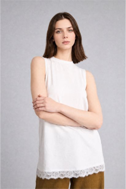 Slim Fit Dantelli Atlet