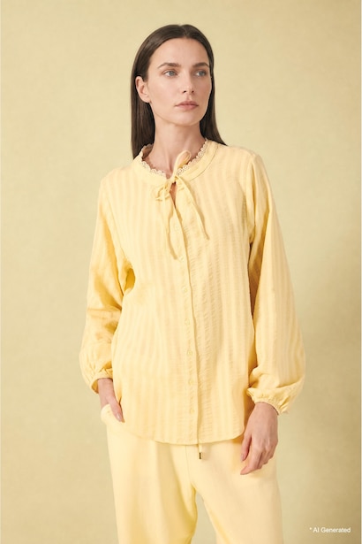 Regular Fit Cotton Long Sleeve Shirt