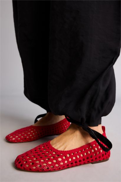 Balloon Fıt Beli Lastikli Modal Pantolon