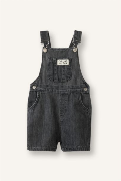%100 Pamuk Erkek Bebek Jean Tulum