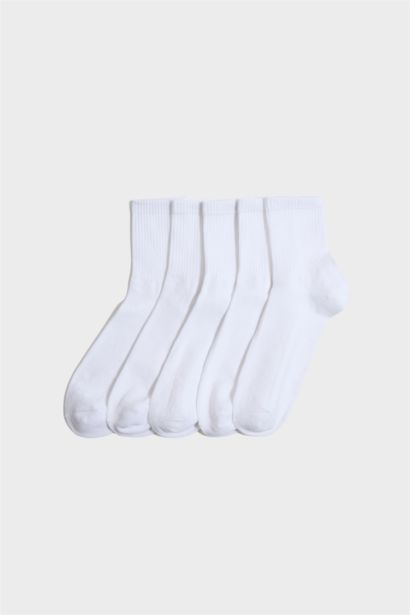 Erkek 5'li Pamuklu Soket Çorap