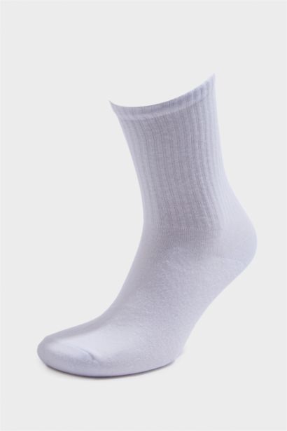 Kadın 5'li Pamuklu Uzun Çorap