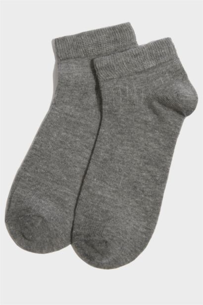 Erkek 7'li Pamuklu Patik Çorap