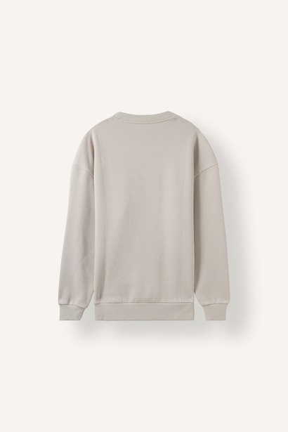 Sweatshirt avec imprimé Coupe boxy