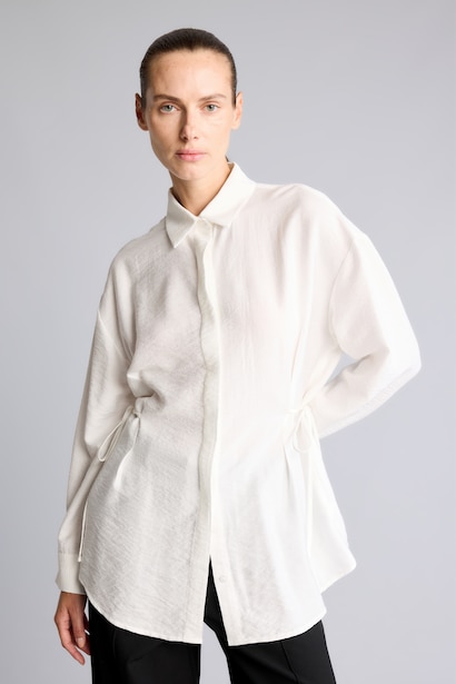 Relaxed Fit Long Sleeve Tunic