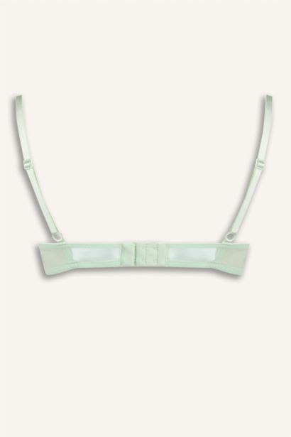 Dantelli Kaplı Pedli Balenli Tişört Bra