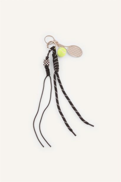 Kadın Tenis Temalı Anahtarlık
