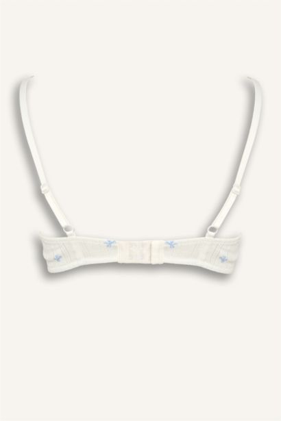 Dantel Detaylı Kaplı Pedli Balensiz Tişört Bra