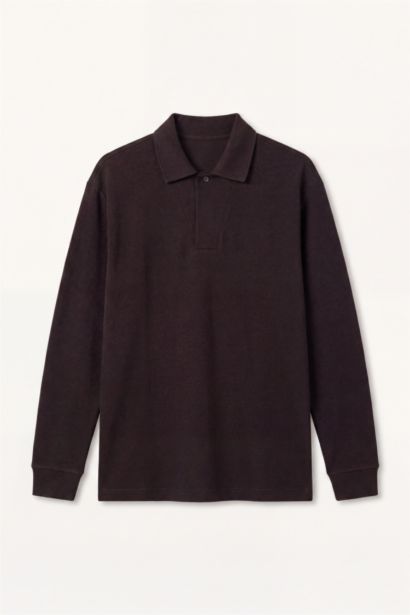 Regular Fit Pique Sweatshirt