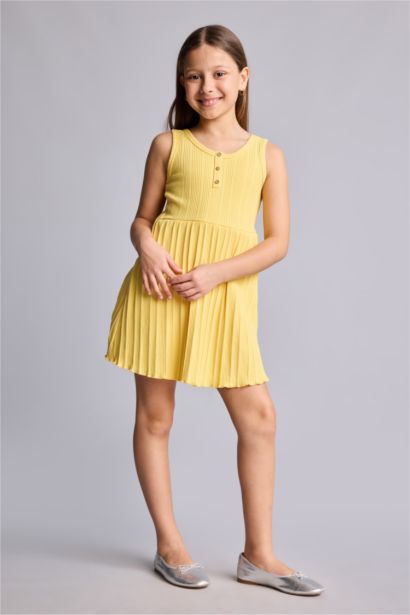 Sleeveless Knitted Dress