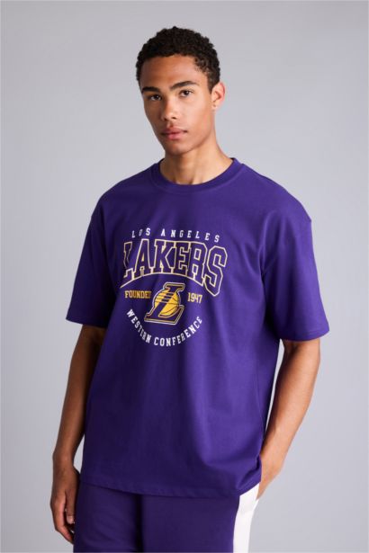 NBA Los Angeles Lakers Overshirt Fit T-Shirt