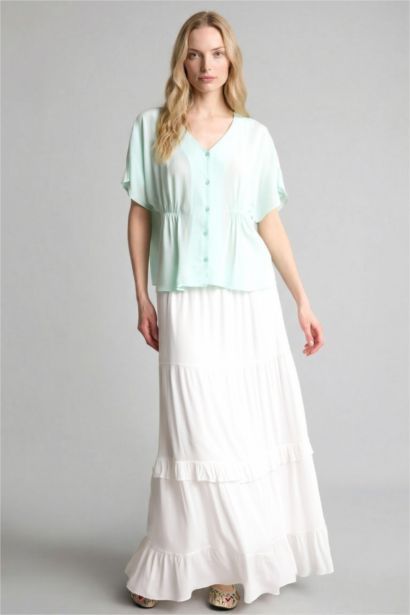 Krinkıl Viskon Etek